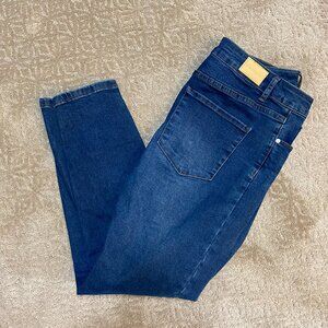 Tahari Womens Skinny Jeans Dark Wash 12P